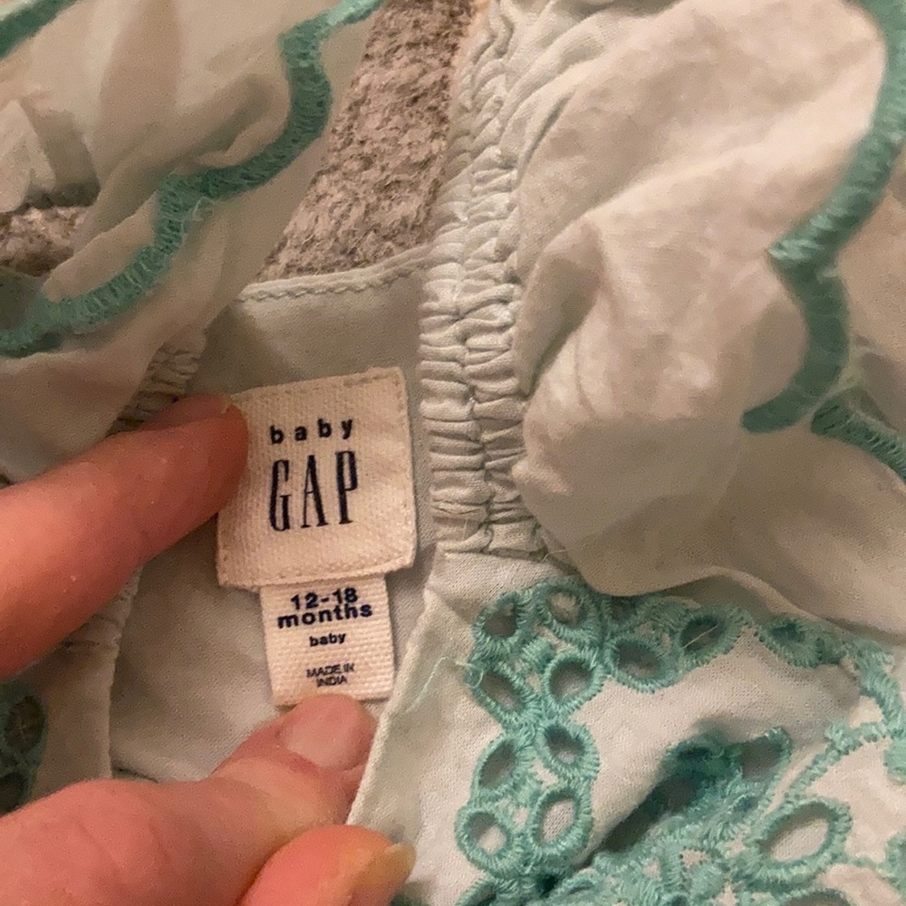 Gap baby mint flutter sleeve dress - Picture 2 of 5